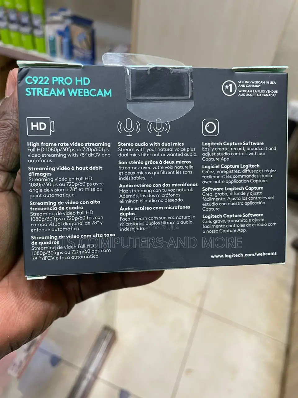 Logitech C922 Pro Hd Stream Webcam