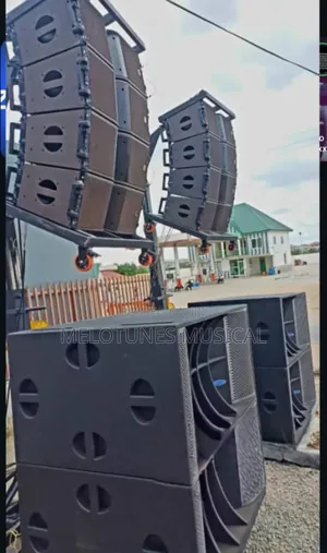 4pairs 12inches Kara Line Array Speaker, 2pair of Bass 18inch Speakers