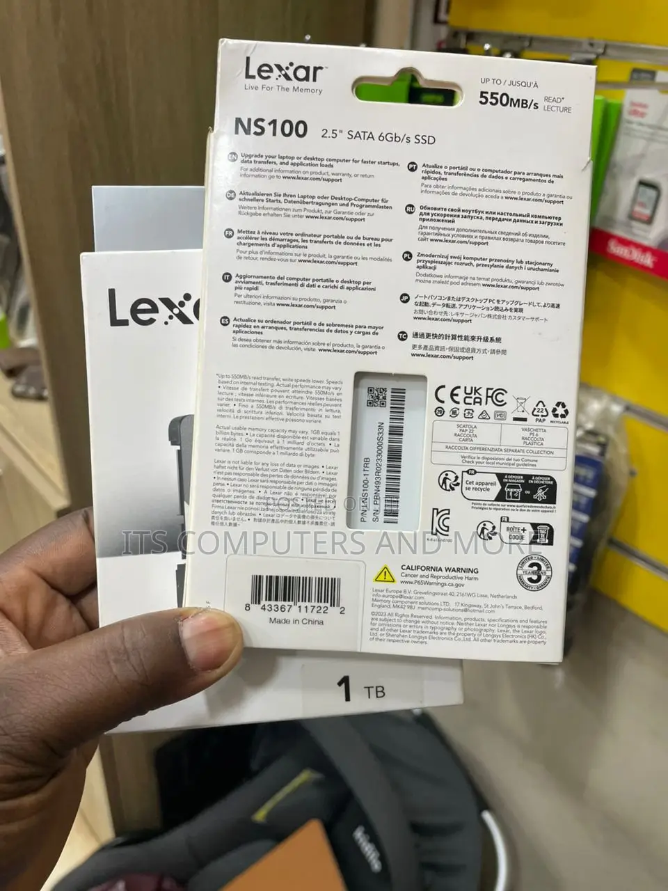 1tb 2.5 Inch Ssd (Lexar)