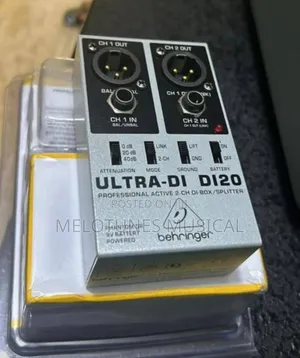 Behringer Ultra-Di Di20 Professional Active 2-Channel Di-Box/Splitter.