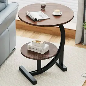 Stylish 2 Tier Coffee/ Bed Side Or Side Tables - Coffee Color