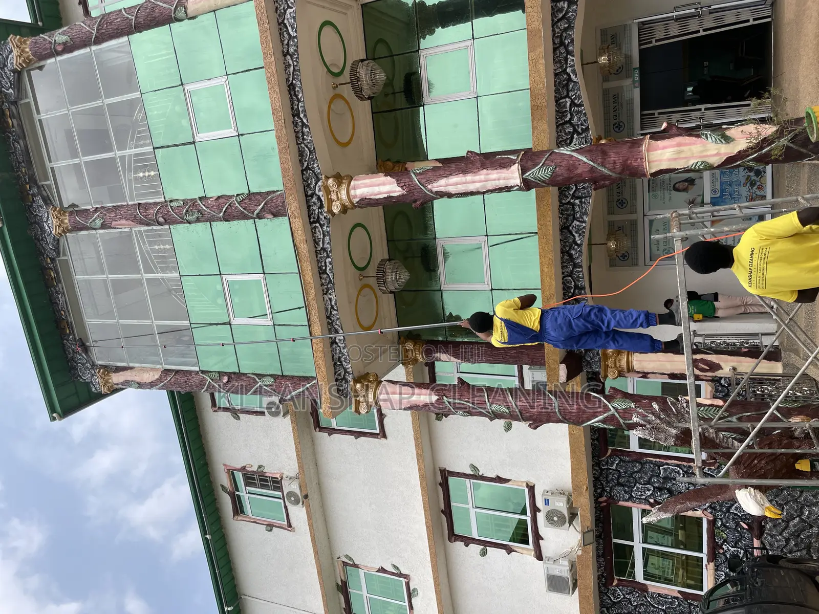 High Window Glass Cleaning