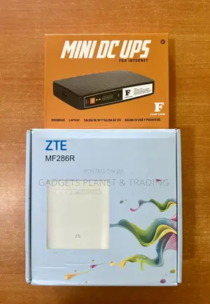 Zte Mf286r Lte Cat6 4g Universal Wireless Router + Powerbank