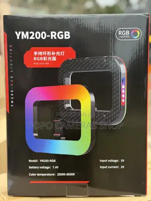 Ym200 RGB Ring Light With Phone Holder