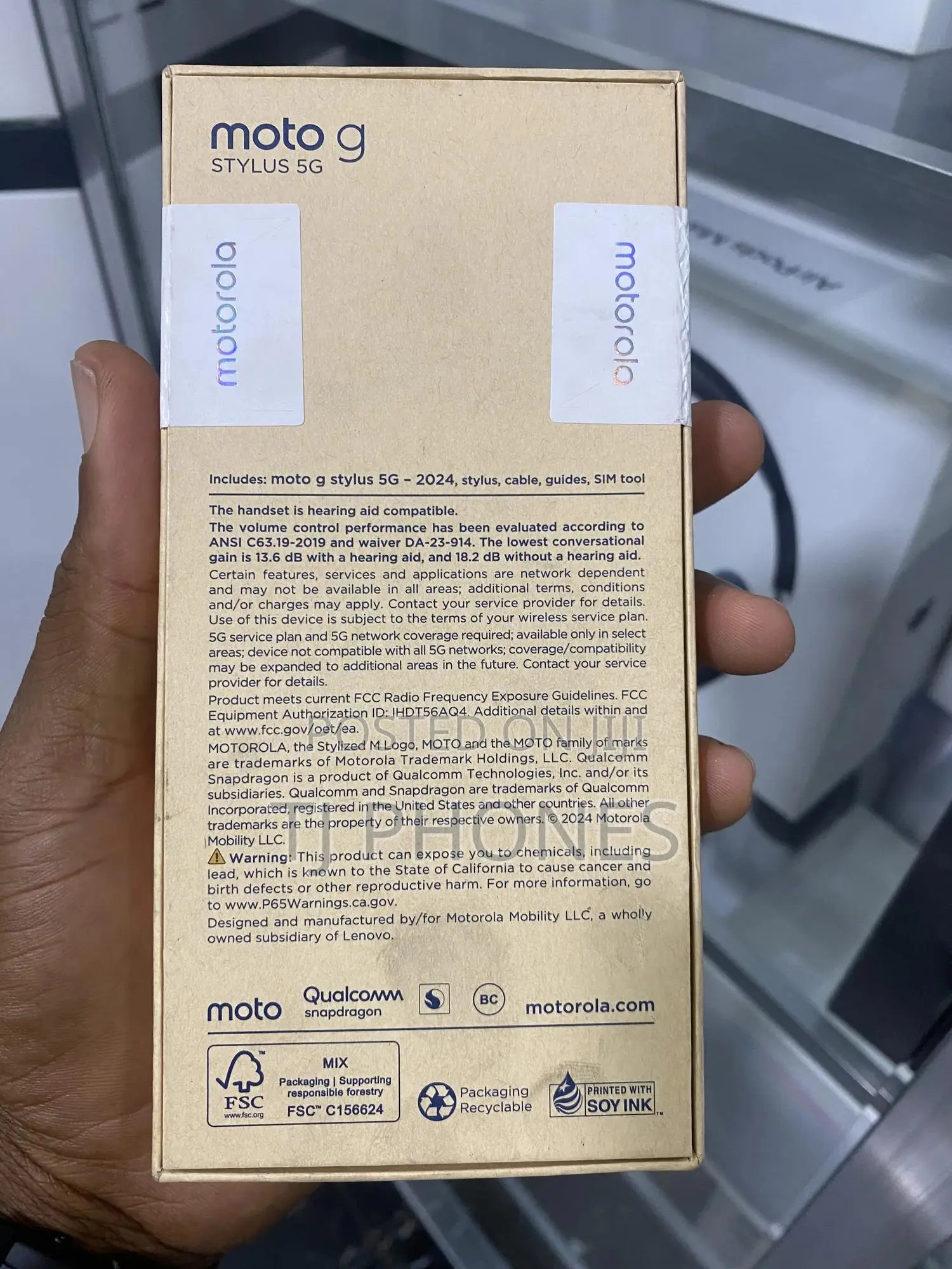 New Motorola Moto G Stylus 5G (2024) 256 GB Gold
