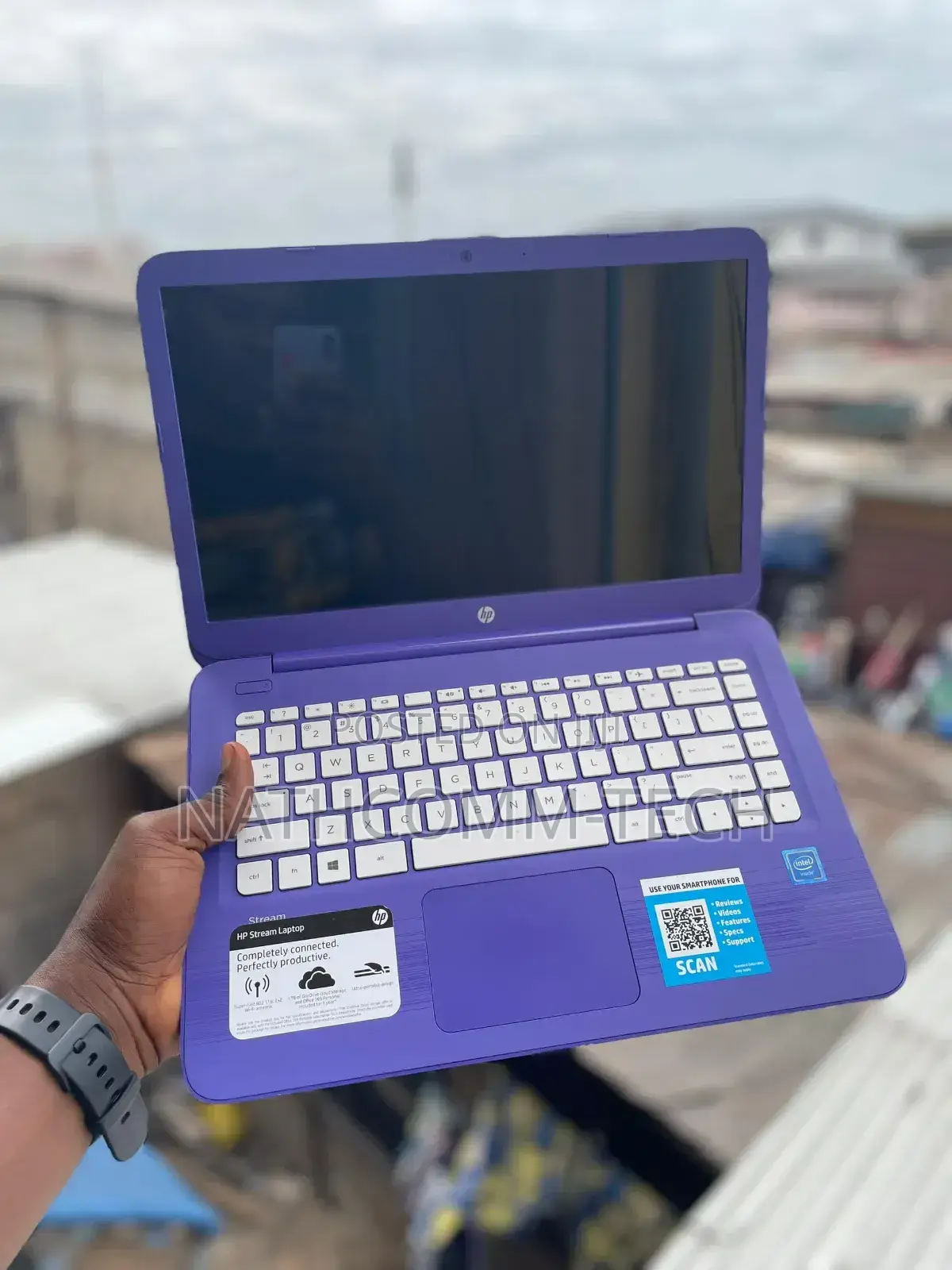 Laptop HP Stream 14-Cb110nr 4GB Intel Celeron eMMC 60GB