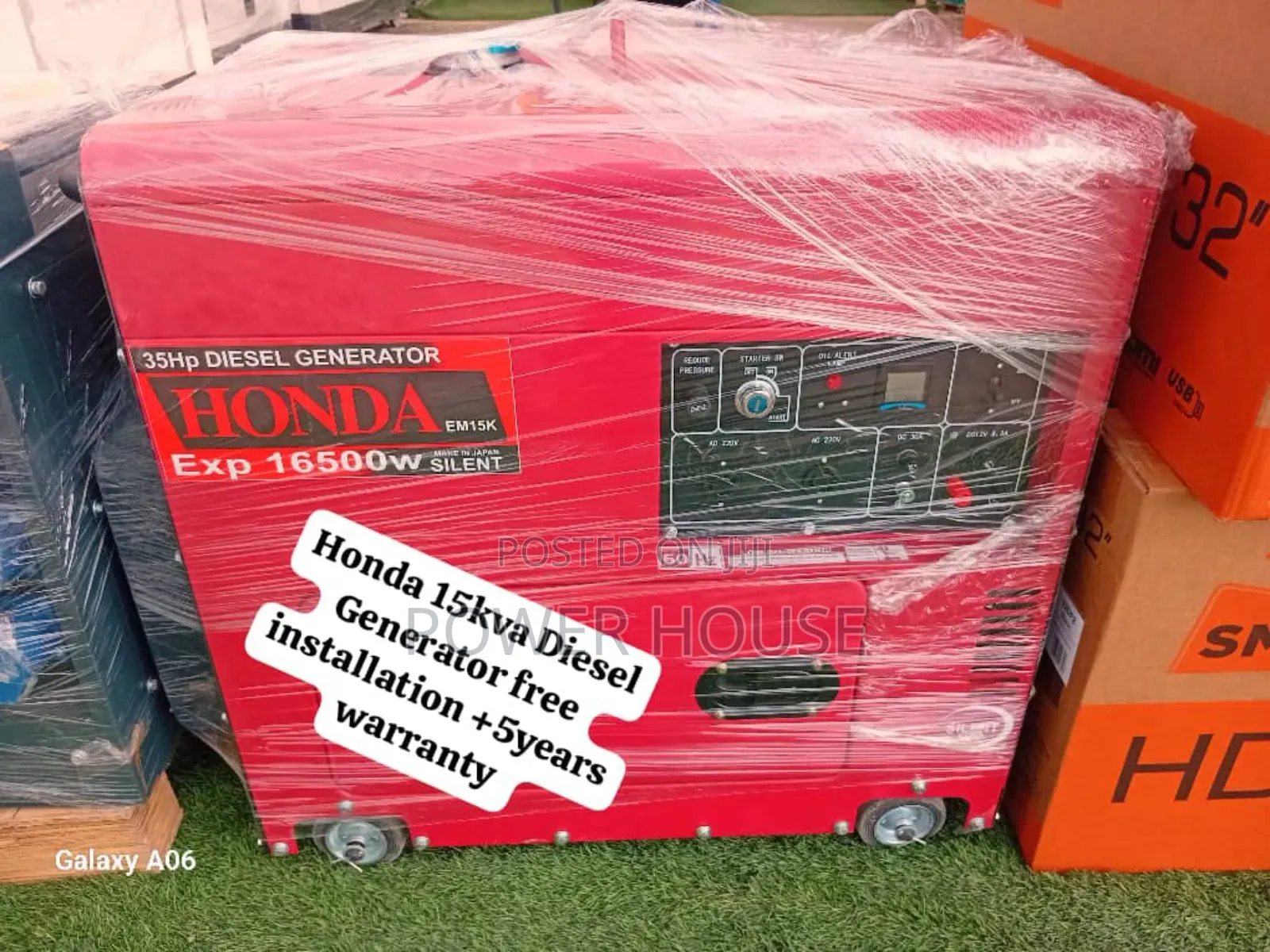 Parallel Ready Honda Diesel Generator 15kva Silent