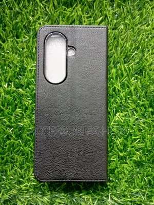 Z Fold 7 Leather Case With Inbuilt Protector
