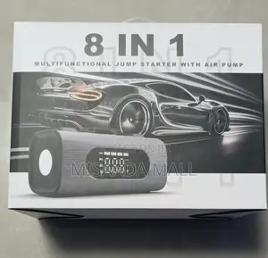 8 In 1 Multifunctional Jump Starter With Pump