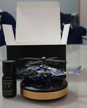 Luxury Car Air Freshener Solar Powered Rotating Airplane