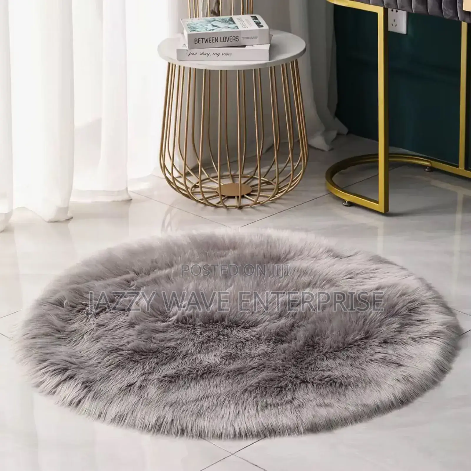 Round Fluffy Carpet