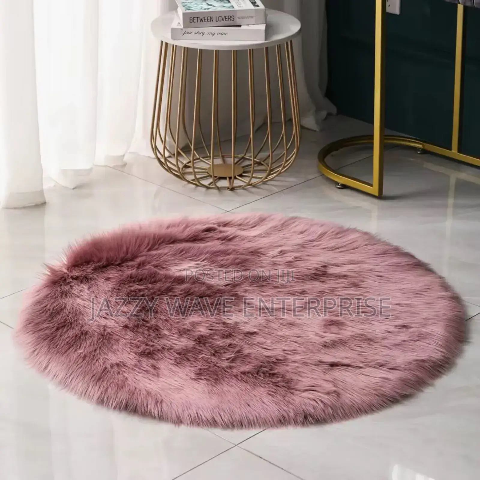 Round Fluffy Carpet