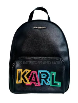 Karl Lagerfeld Black Backpack
