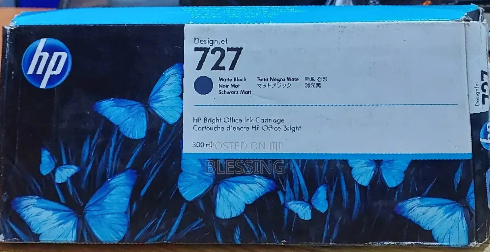 Hp Plotter Inkjet 727matte Black 300ml