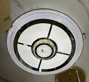 500mm Crystal Led Ceiling Light Tricolor N Remote
