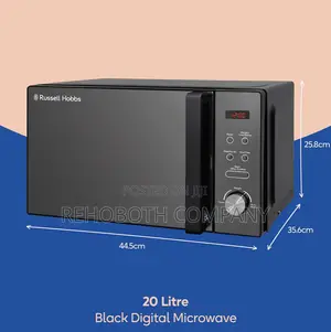 Russell Hobbs Compact Black Digital Microwave Rhm2076b-ag