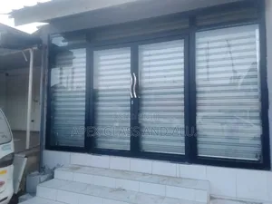 Store Front Double Swing Partition