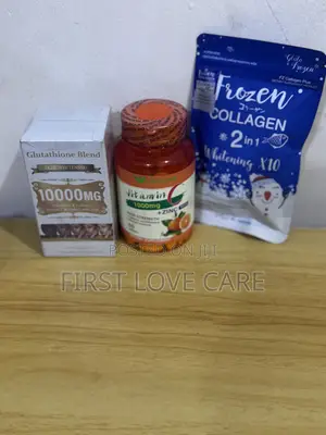 Gluta , Vitamin C + Zinc and Frozen Collagen
