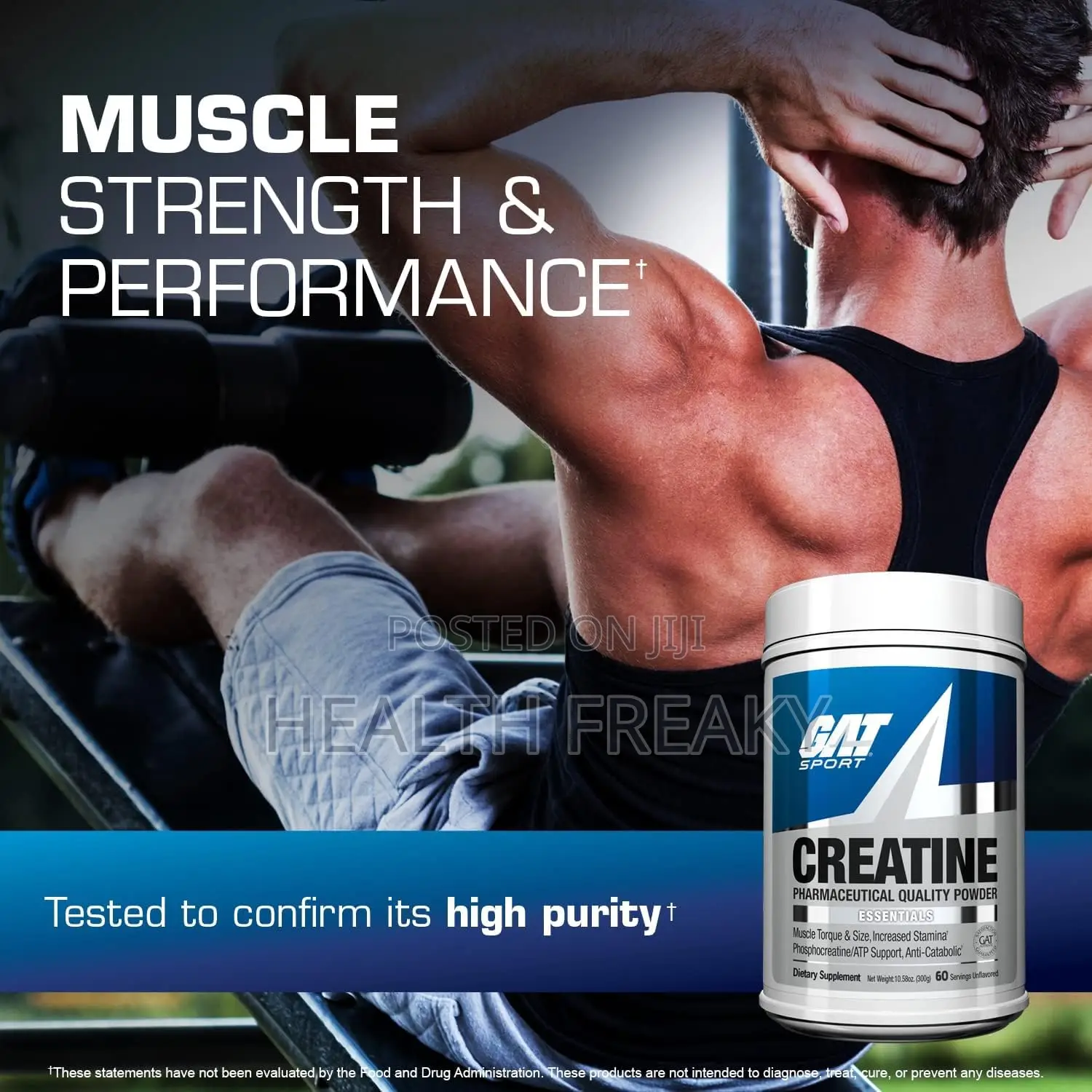 Creatine Gat Creatine Monohydrate Muscle Builder Energy