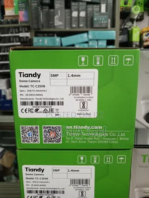 Tiandy Fisheye 5mp Dome Camera 1.4mm Lens Tc-C35vn