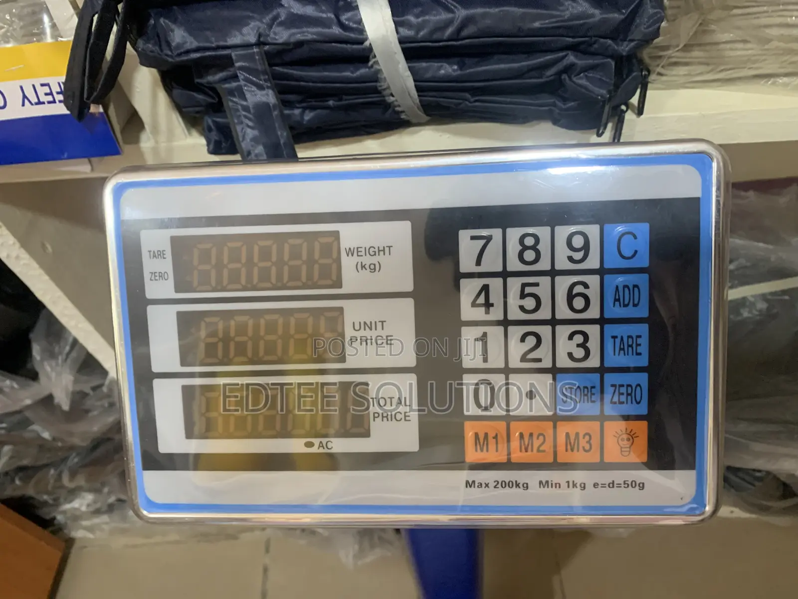 24hr Rechargeable 200kg Digital Platform Scale (Calibration Available)