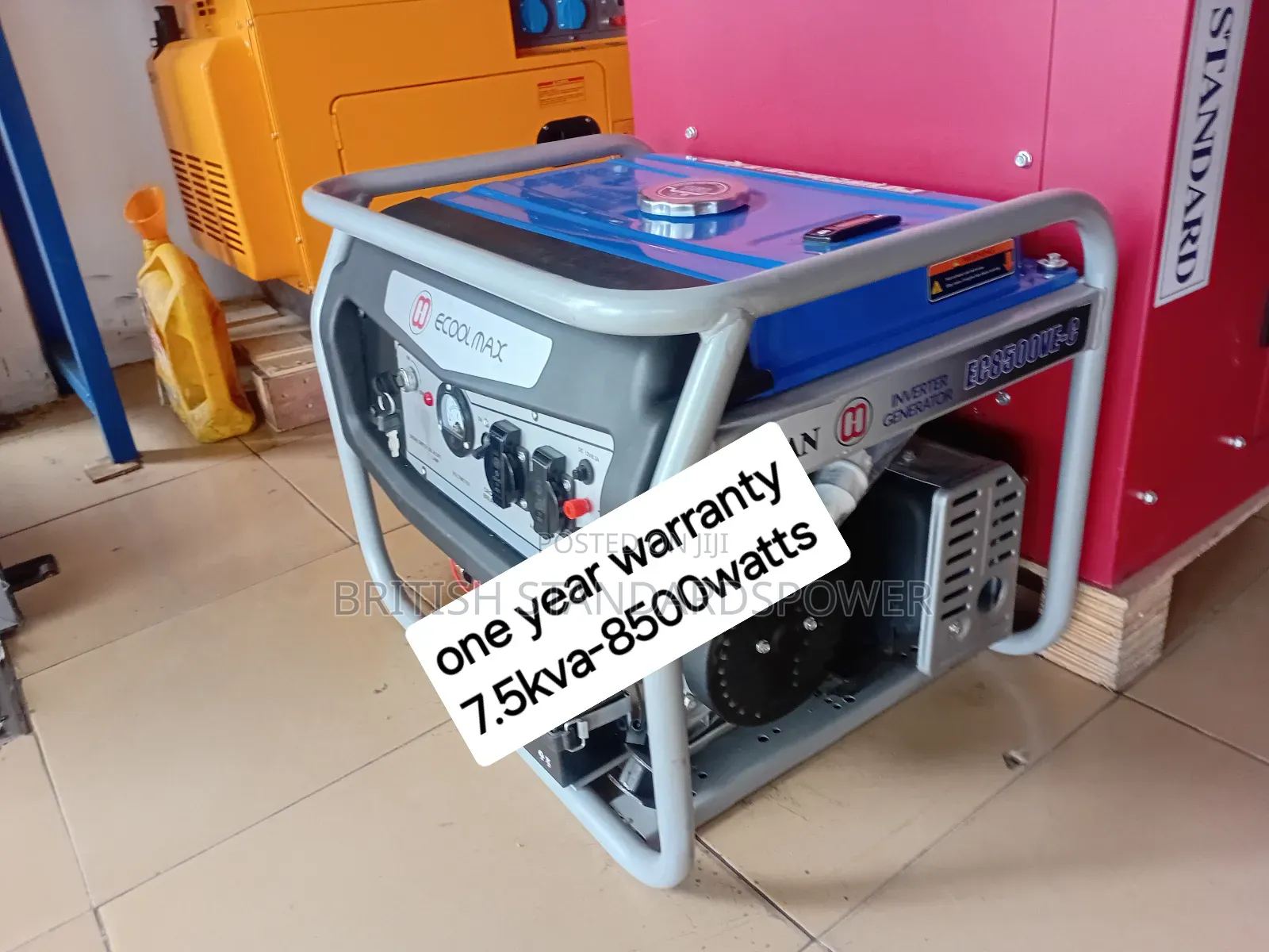 Bulk Flow 7.5kva Petrol Generator