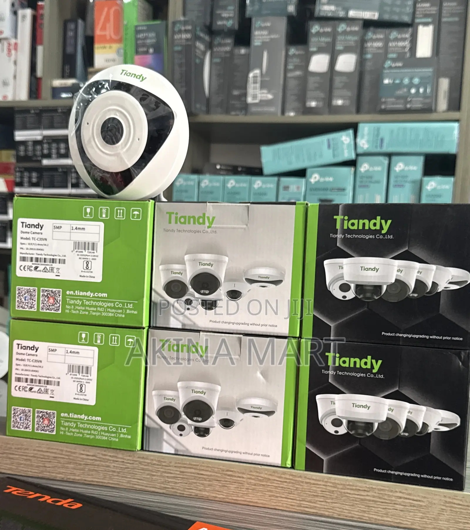 Tiandy 5mp Fisheye Dome Camera Tc-C35vn