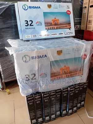 Sigma 32" Digital Satellite T2 S2 Led Frameless Super Sleek Tv