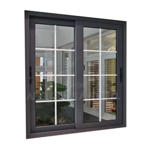 Cheap Grill Aluminum Sliding Windows