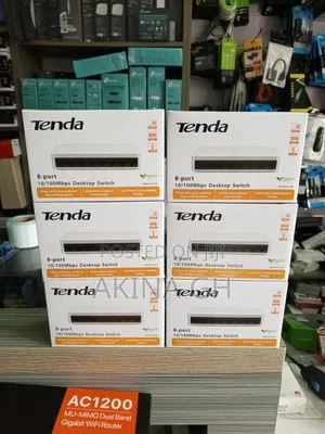 Tenda 8 Port Switch 10/100mbps S108