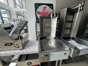 2 Burner Gas Shawarma Machine