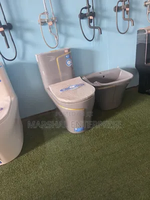 Floor Mounted Modern Wc With Hand Wash Basin