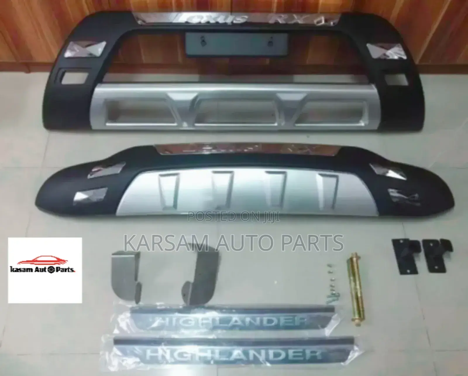 Highlander 2005 Abs Bumper Protector Set Complete