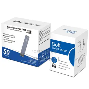 Blood Glucose Meter Test Kit (Strip + Lancets)