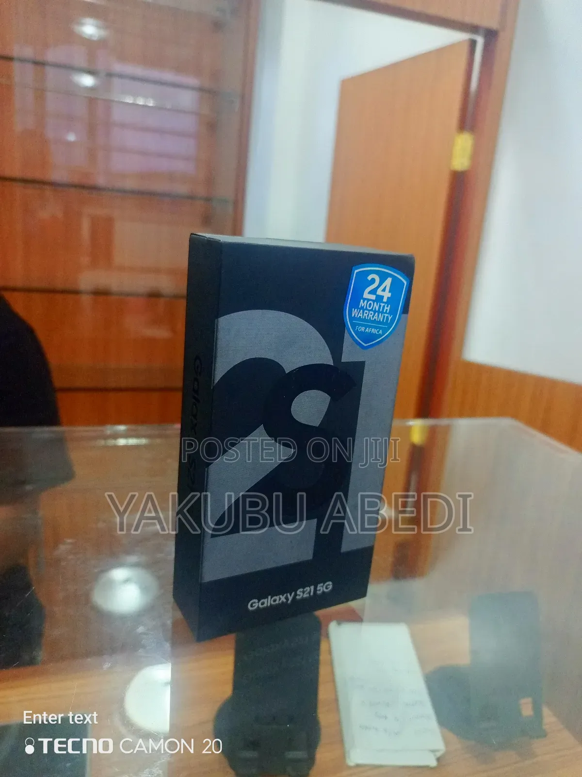 New Samsung Galaxy S21 5G 128 GB Black