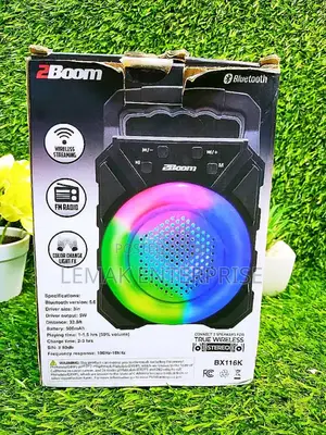 2boom Fm and Bluetooth Stereo, Wireless.