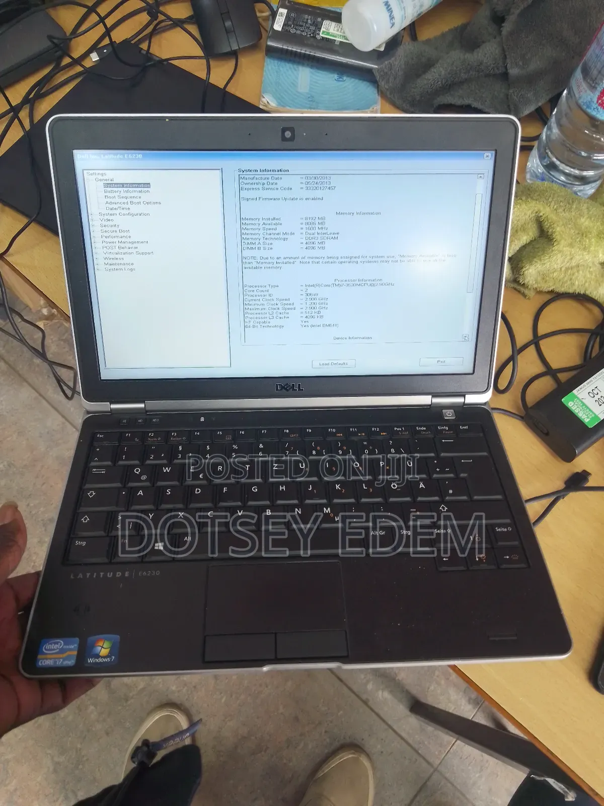Laptop Dell Latitude e6230 8GB Intel Core i7 HDD 500GB