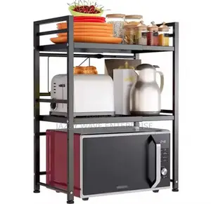 Metallic Microwave Stand