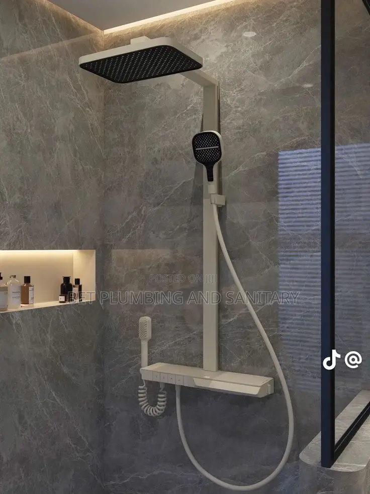 4in1 Grey Shower_flat Stand Bathroom Shower
