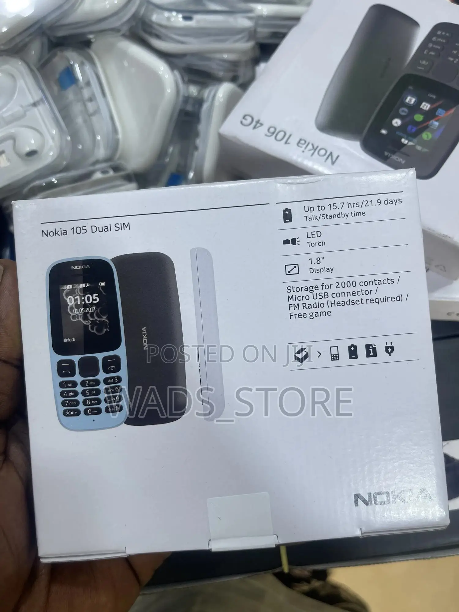 New Nokia 105 Blue