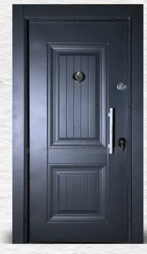 Full Metal Security Door, Turkish, Affordable, Luksury, Single, Black