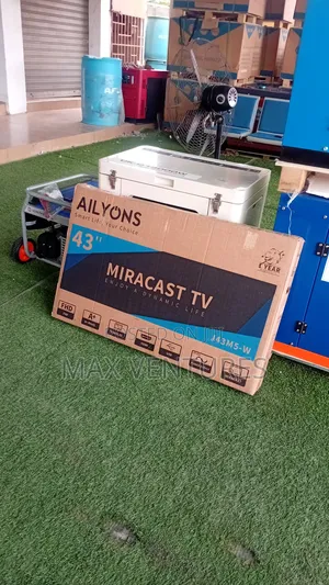 Ailyons 43" Digital Satellite Tv (Miracast) Frameless Led Tv Smartlife