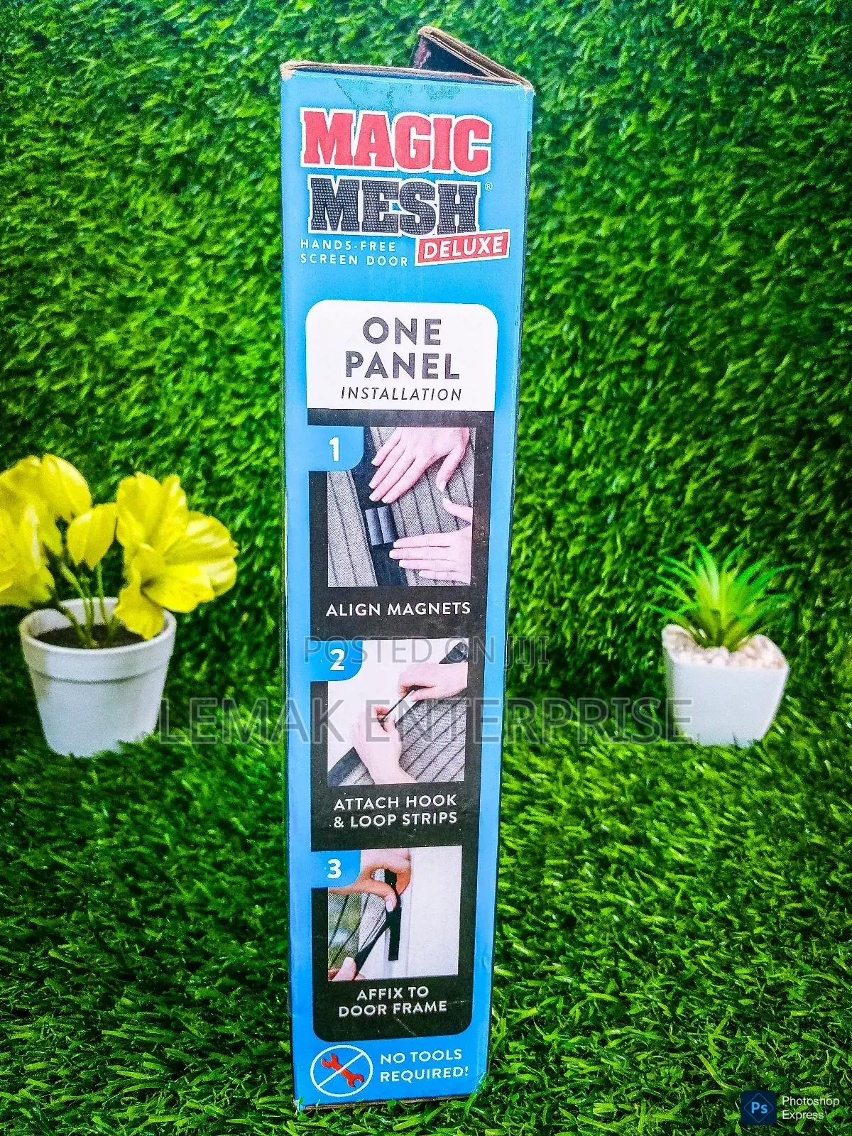 Magic Mesh Hand-Free Screen Door
