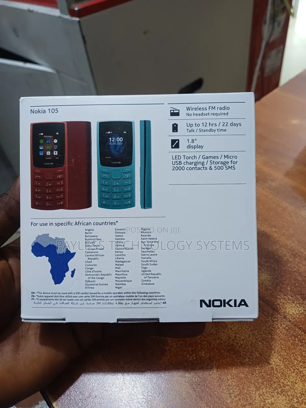 New Nokia 105 Black