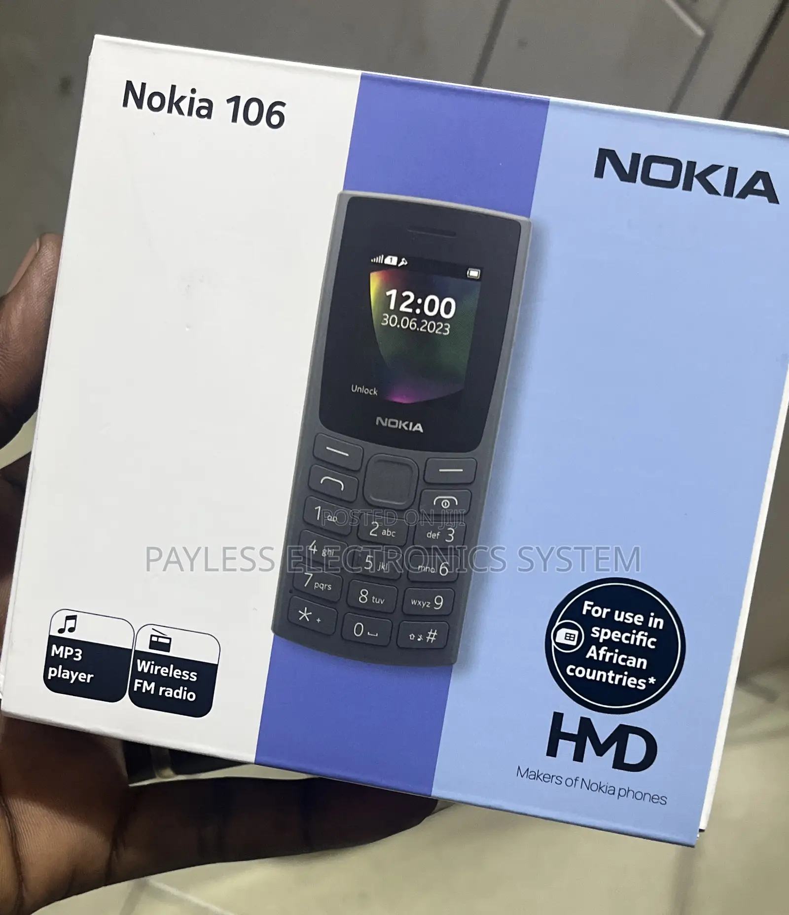 New Nokia 106 Black