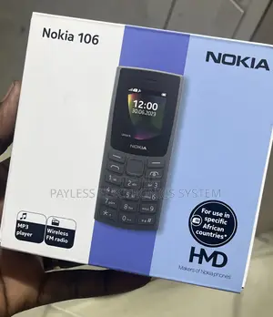 New Nokia 106 Black