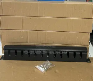 12-Way Cable Management, 12way 19” U1 Metal Cable Manager