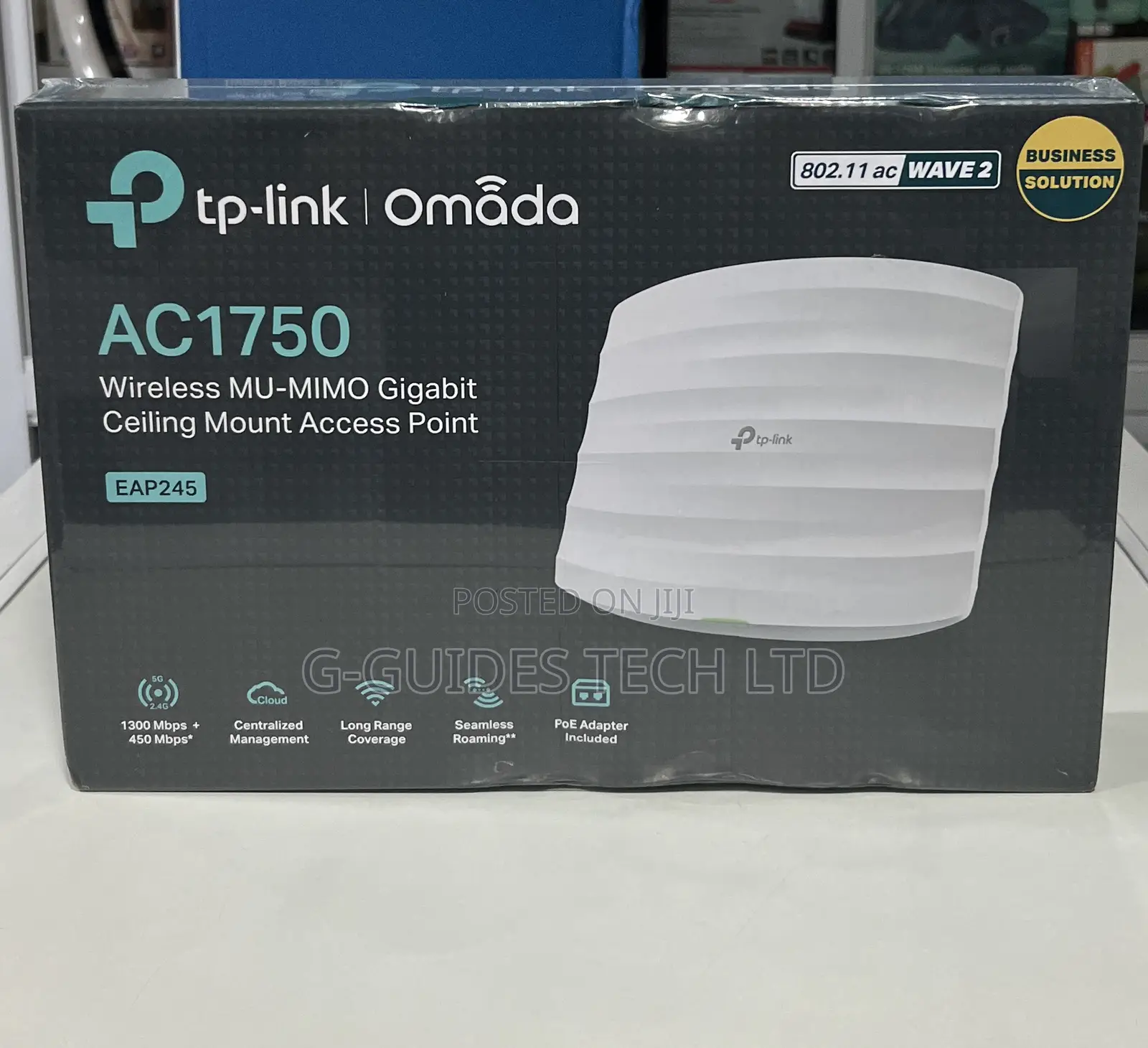 Tp-Link Ac1750 Wireless Mu-Mimo Gigabit Ceiling Access Point Eap245