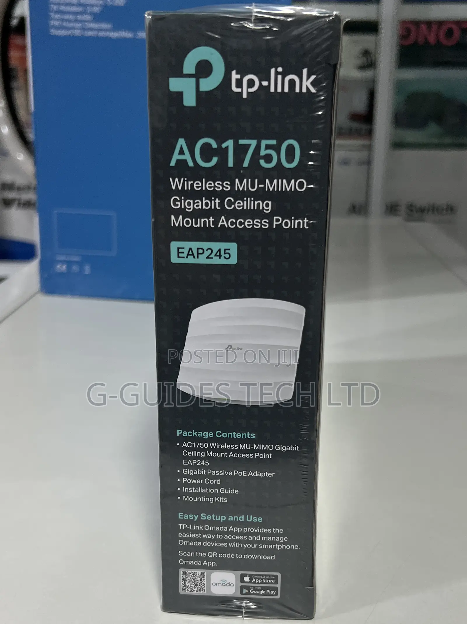 Tp-Link Ac1750 Wireless Mu-Mimo Gigabit Ceiling Access Point Eap245