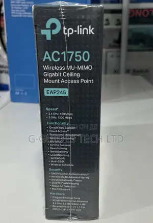 Tp-Link Ac1750 Wireless Mu-Mimo Gigabit Ceiling Access Point Eap245